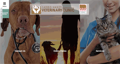 Desktop Screenshot of caringhandsvetclinic.com